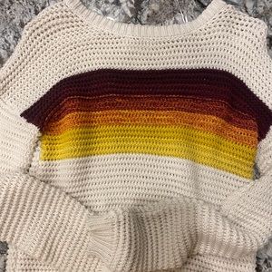 Sunset stripe sweater
